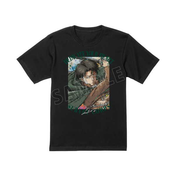 進撃の巨人 grunge CANVAS Tシャツ リヴァイ レディース XLサイズ【予約 再販 3月中旬 発売予定】