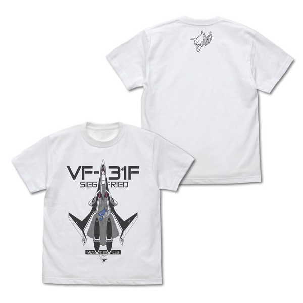 마크로스Δ T셔츠 VF-31 F 지크프리드 WHITE-M[예약 재판매 8월 초순 발매 예정]