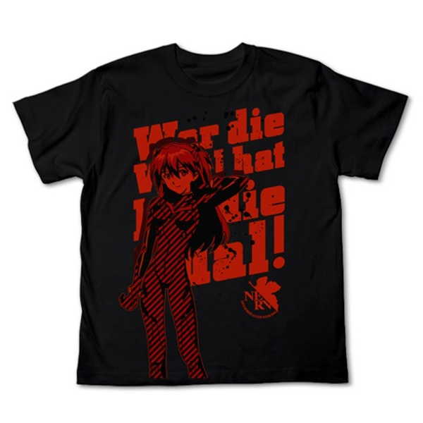 Anime Goods - ヱヴァンゲリヲン 新劇場版 Tシャツ アスカ BLACK-XL【予約 再販 8月上旬 発売予定】