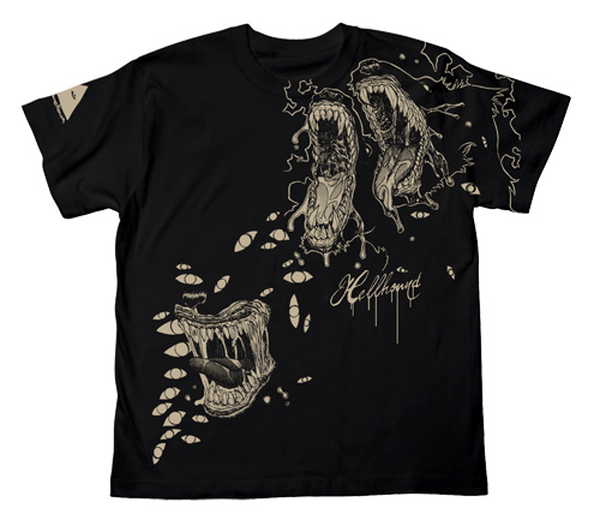 Hellsing Tシャツ ヘルハウンド BLACK-XL【予約 再販 5月下旬 発売予定】