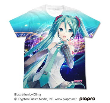 初音ミク V3 フルグラフィックTシャツ 初音ミク V3 ver.2.0 WHITE-S【予約 再販 10月下旬 発売予定】