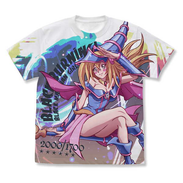 遊☆戯☆王 デュエルモンスターズ フルグラフィックTシャツ ブラック・マジシャン・ガール WHITE-M【予約 再販 5月下旬 発売予定】
