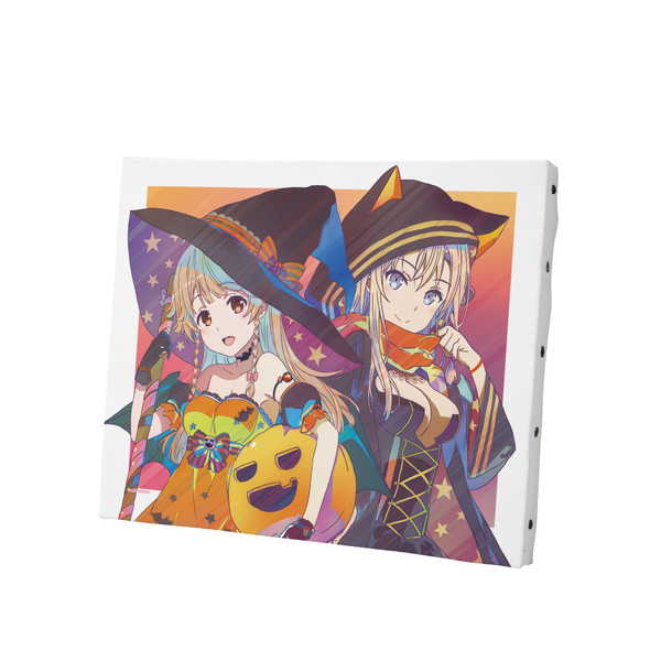 ハイスクール・フリート 劇場版 Ani-Art clear label 第2弾 キャンバスボード 描き下ろし 納沙幸子＆ヴィルヘルミーナ ハロウィンver.【予約 再販 6月中旬 発売予定】