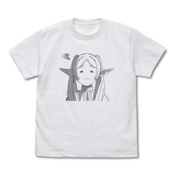 Other - 葬送のフリーレン Tシャツ フリーレン フェイス すごく嫌そうな顔ver. WHITE-XL【予約 再販 7月下旬 発売予定】