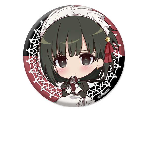 君は冥土様。 ぺたん娘缶バッジ 雪 メイド服