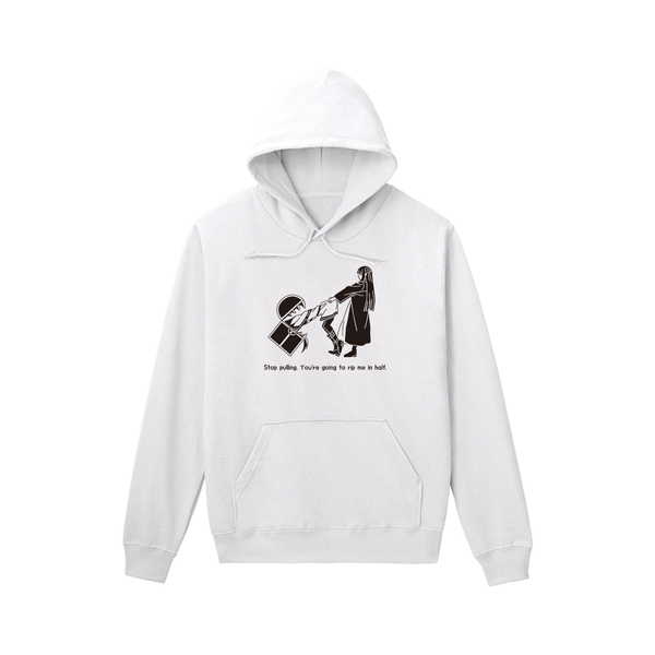 葬送のフリーレン パーカー フェルンに引っ張られるフリーレン メンズ XSサイズ【予約 再販 2月下旬 発売予定】