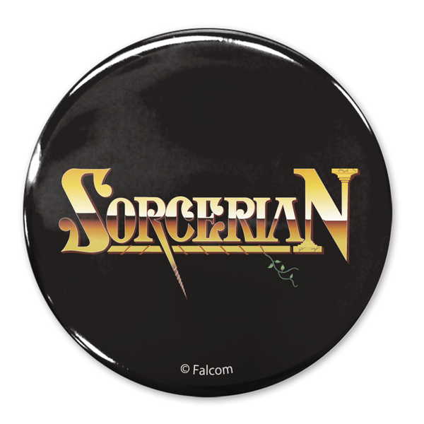 ソーサリアン 65mm缶バッジ ソーサリアン ロゴ【予約 再販 4月中旬 発売予定】