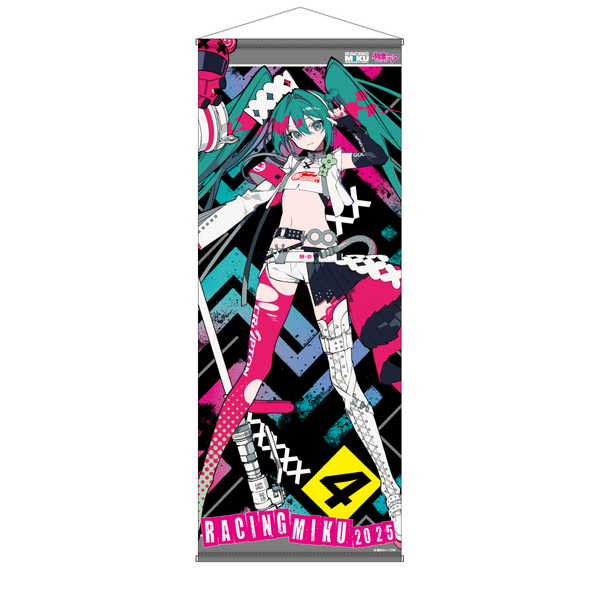 初音ミク GTプロジェクト 2025Ver. 等身大タペストリー【予約 再販 5月未定 発売予定】