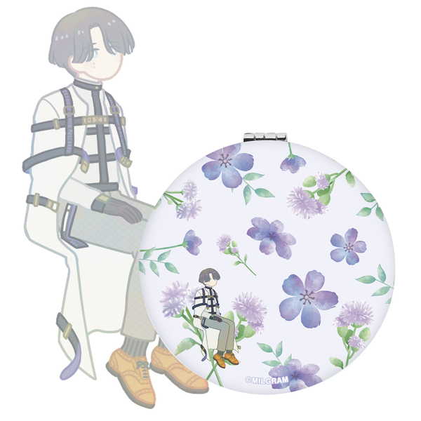 MILGRAM -ミルグラム- Botania 折りたたみミラー シドウ【予約 再販 4月上旬 発売予定】
