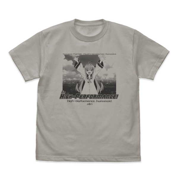 ATRI -My Dear Moments- Tシャツ アトリ「高性能ですから」 LIGHT GRAY-XL【予約 再販 6月中旬 発売予定】
