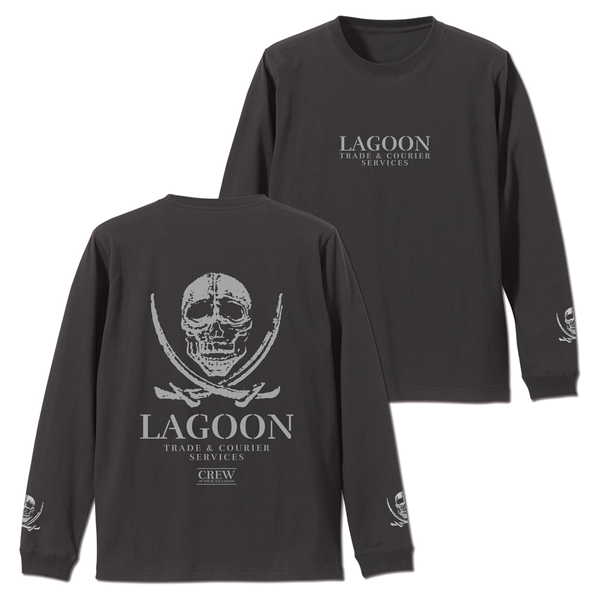 BLACK LAGOON 袖リブロングスリーブTシャツ ラグーン商会 SUMI-XL【予約 再販 6月上旬 発売予定】