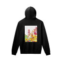 おやすみプンプン バックプリントパーカー プンプン&田中愛子 メンズ XLサイズ【予約 再販 2月下旬 発売予定】