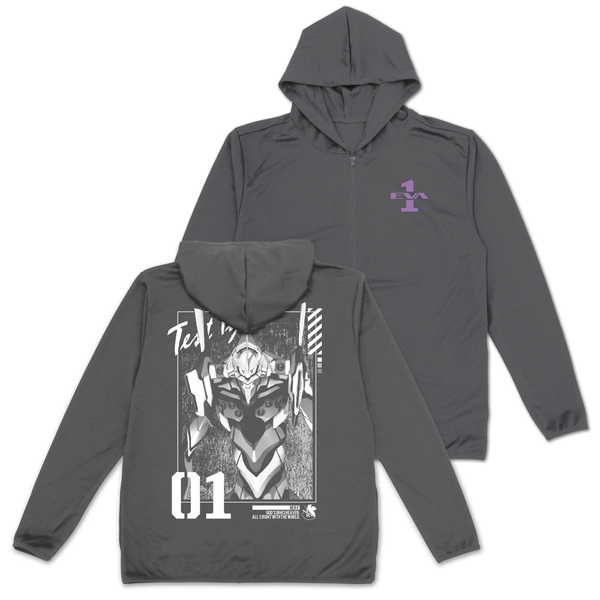 EVANGELION 薄手ドライパーカー エヴァ初号機 GRAY-XXL【予約 再販 5月中旬 発売予定】...