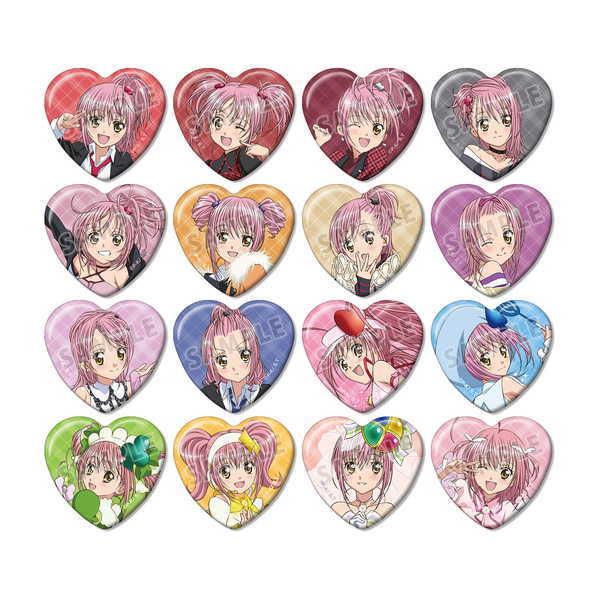＜商品名＞しゅごキャラ！ トレーディングハート型缶バッジ 1BOX＜商品内容＞1BOX=16個「しゅごキャラ！」より、トレーディングハート型缶バッジの登場です。日奈森あむ、アミュレットハート、アミュレットスペード、アミュレットクローバー、ア...