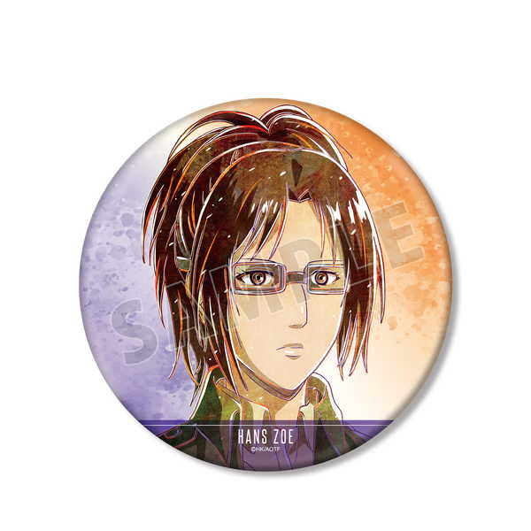 進撃の巨人　ハンジ　缶バッジ　アニメーションギャラリー　　原画展　10点 進撃の巨人 ハンジ 缶バッジ アニメーションギャラリー 原画展 10点