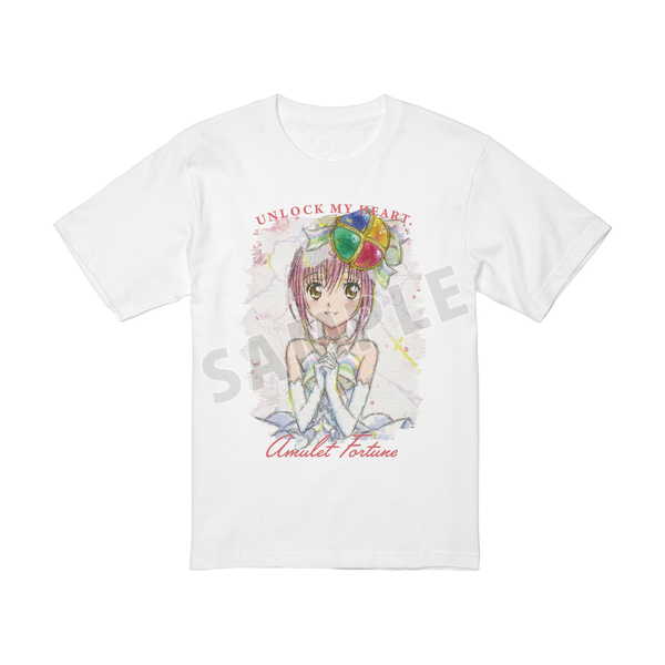しゅごキャラ！ grunge CANVAS Tシャツ アミュレットフォーチュン メンズ XSサイズ【予約 再販 8月上旬 発売予定】