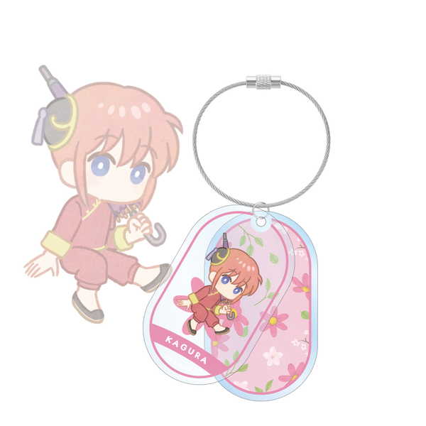 (s)銀魂 神楽 Botania 2連ﾜｲﾔｰBIGｱｸﾘﾙｷｰﾎﾙﾀﾞｰ
