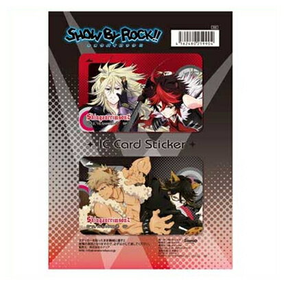 Other - SHOW BY ROCK!! ICカードステッカーセット 02 シンガンクリムゾンズ