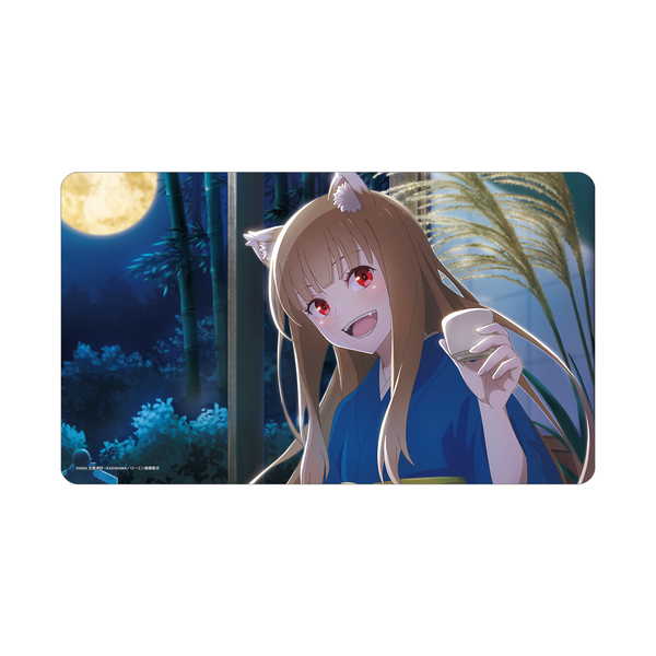 狼と香辛料 MERCHANT MEETS THE WISE WOLF マルチデスクマット ホロと巡る四季の物語：「お月見」ビジュアル