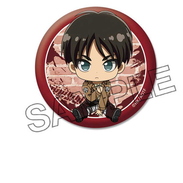 進撃の巨人 ぺたん娘缶バッジ vol.1 エレン