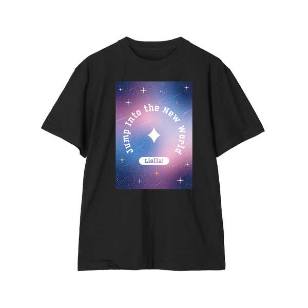 러브라이브! 슈퍼스타!! T셔츠 Jump Into the New World 여성 L사이즈 [예약 재판매 9월 중순 발매 예정]