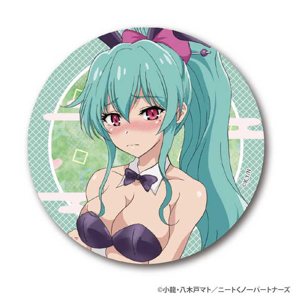 ニートくノ一となぜか同棲はじめました BIG缶バッジ 彩夢 描きおろしバニーver