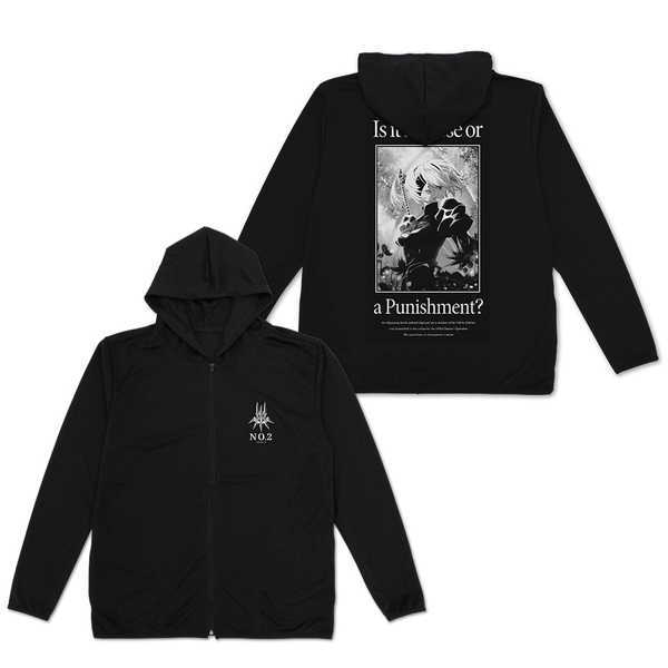 NieR:Automata Ver1.1a 얇은 드라이 파커 2B BLACK-XL[예약 재판매 7월 하순 발매 예정]