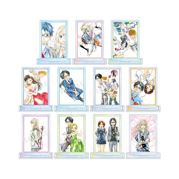 四月は君の嘘 トレーディングアクリルスタンド 1BOX【予約 再販 7月下旬 発売予定】