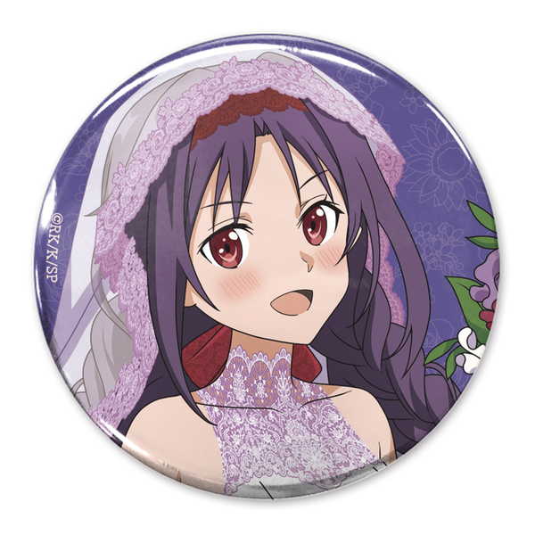 ソードアート・オンライン 65mm缶バッジ 描き下ろし ユウキ ウェディングドレスVer.【予約 再販 6月下旬 発売予定】