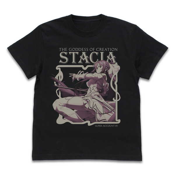 ソードアート・オンライン Tシャツ UW《創世神ステイシア》アスナ BLACK-S【予約 再販 6月下旬 発売予定】