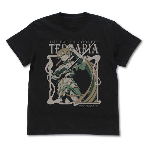 ソードアート・オンライン Tシャツ UW《地神テラリア》リーファ BLACK-L【予約 再販 6月下旬 発売予定】