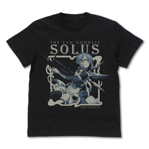 ソードアート・オンライン Tシャツ UW《太陽神ソルス》シノン BLACK-L【予約 再販 6月下旬 発売予定】