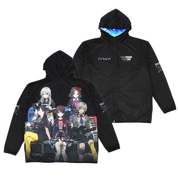 ガールズバンドクライ フルグラフィックドライパーカー 描き下ろし トゲナシトゲアリ アー写Ver. XL【予約 再販 3月中旬 発売予定】