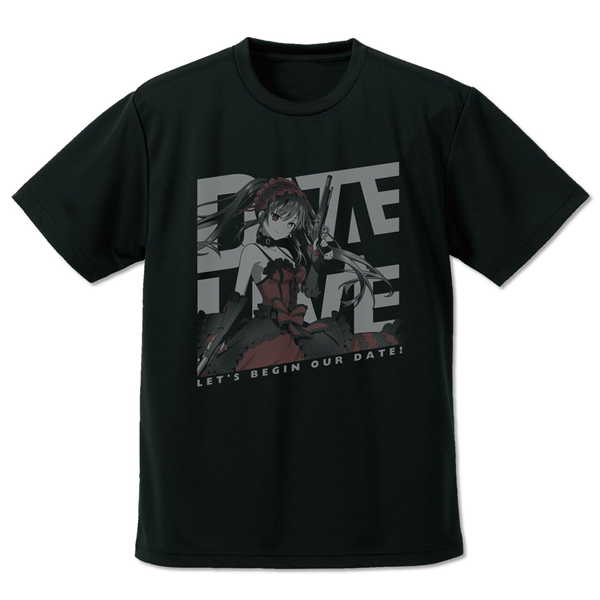 デート・ア・ライブV ドライTシャツ 時崎狂三 BLACK-M【予約 再販 6月中旬 発売予定】