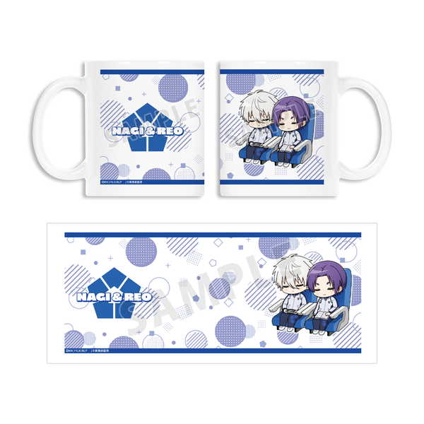 ブルーロック マグカップ 凪誠士郎＆御影玲王 ちびキャラ 新幹線でうたたねver.【予約 再販 5月 ...