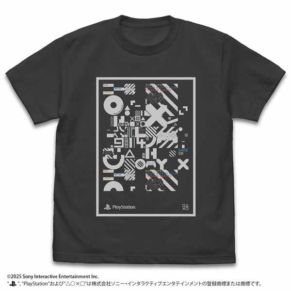 プレイステーション Tシャツ for PlayStation Typographic LifeformsVer. SUMI-L【予約 再販 6月中旬 発売予定】