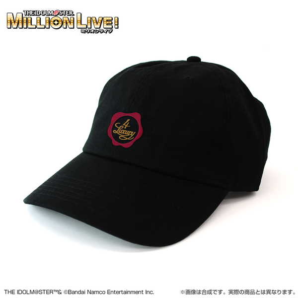 アイドルマスター ミリオンライブ！ 刺繍ローキャップ 4Luxury BLACK