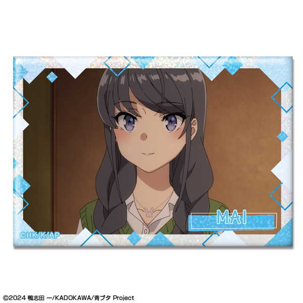 青春ブタ野郎はサンタクロースの夢を見ない ホログラム缶バッジ デザイン05 桜島麻衣 E【予約 再販 3月下旬 発売予定】