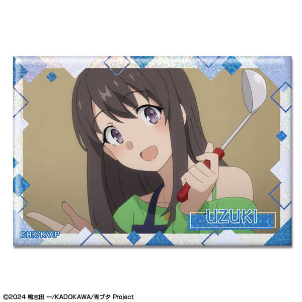 青春ブタ野郎はサンタクロースの夢を見ない ホログラム缶バッジ デザイン07 広川卯月【予約 再販 3月下旬 発売予定】