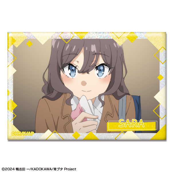 青春ブタ野郎はサンタクロースの夢を見ない ホログラム缶バッジ デザイン09 姫路紗良【予約 再販 3月下旬 発売予定】