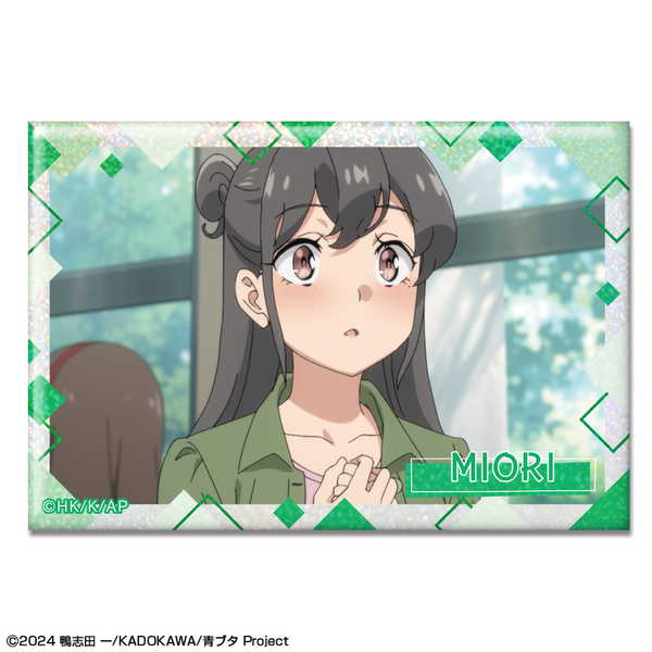 青春ブタ野郎はサンタクロースの夢を見ない ホログラム缶バッジ デザイン10 美東美織【予約 再販 3月下旬 発売予定】