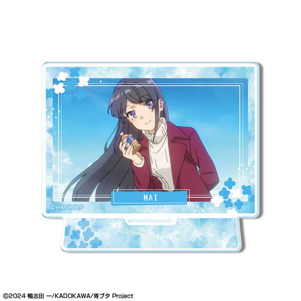 青春ブタ野郎はサンタクロースの夢を見ない ミニアクリルスタンド デザイン01 桜島麻衣 A【予約 再販 3月下旬 発売予定】