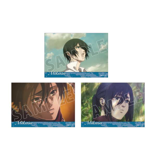進撃の巨人場面写ブロマイド3枚セッ...