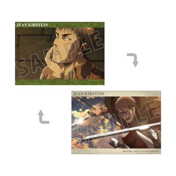 進撃の巨人場面写A5イラストカードジャン