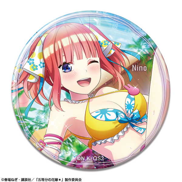 五等分の花嫁＊ 缶バッジ Ver.2 デザイン07 中野二乃 B【予約 再販 6月上旬 発売予定】