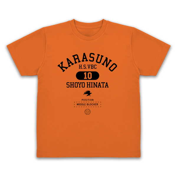 ハイキュー!! ドライTシャツ 日向翔陽 カレッジ ORANGE-XL【予約 再販 5月下旬 発売予定】
