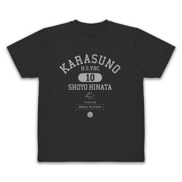 ハイキュー!! ドライTシャツ 日向翔陽 カレッジ BLACK-S【予約 再販 5月下旬 発売予定】