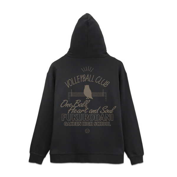 ハイキュー!! ジップパーカー 梟谷学園高校バレーボール部 Ver.2.0 BLACK-XL【予約 再販 6月上旬 発売予定】