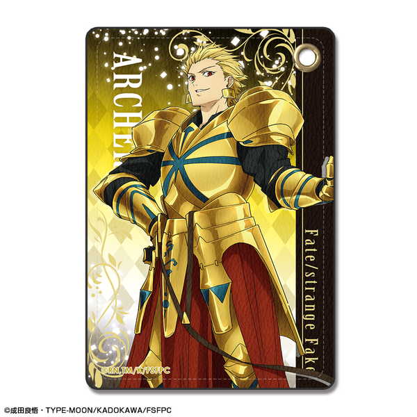 樂天商城 - Fate/strange Fake レザーパスケース デザイン04 アーチャー【予約 再販 8月中旬 発売予定】