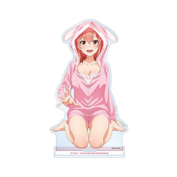 역시 내 청춘 러브 쌀은 잘못되어있다. 완 BIG 아크릴 스탠드 신작 유이가하마 유이 애니멀 룸웨어 ver. [예약 재판매 8 월 하순 발매 예정]